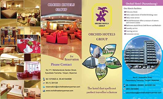 Orchid Hotels Group Flyer Front