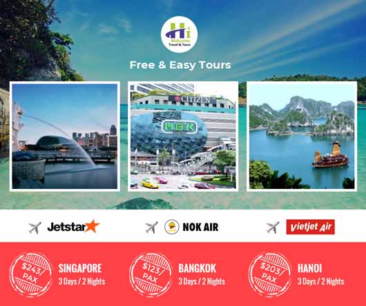 Hi Welcome Travels & Tours Facebook Post (Free & Easy Tours)